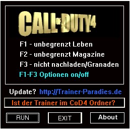 使命召唤4修改器下载|使命召唤4三项修改器+3