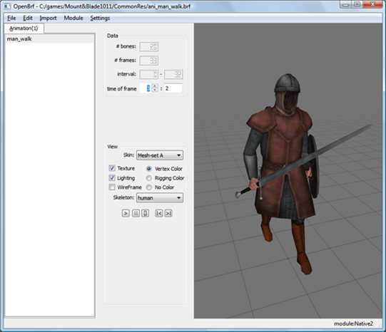 骑马与砍杀导入导出工具(OpenBRF)V1.0 绿色