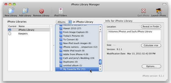 iPhoto Library Manager