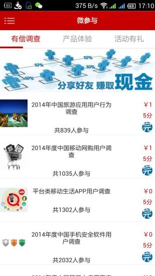 调查问卷赚钱app|手机调查问卷赚钱软件(微参