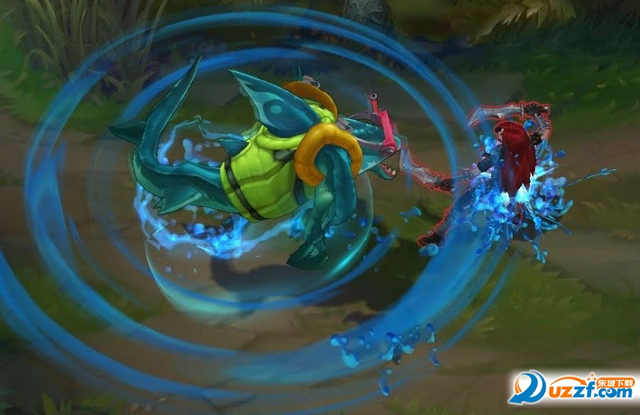 lol虚空遁地兽雷克塞泳池派对自制皮肤下载|lol